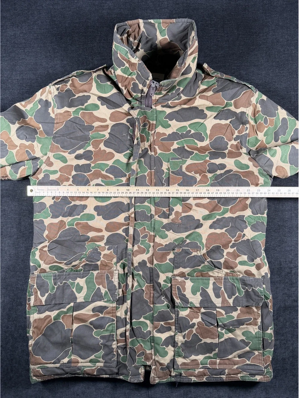 Trophy Club Camo Insulated Jacket Large Made in Korea
